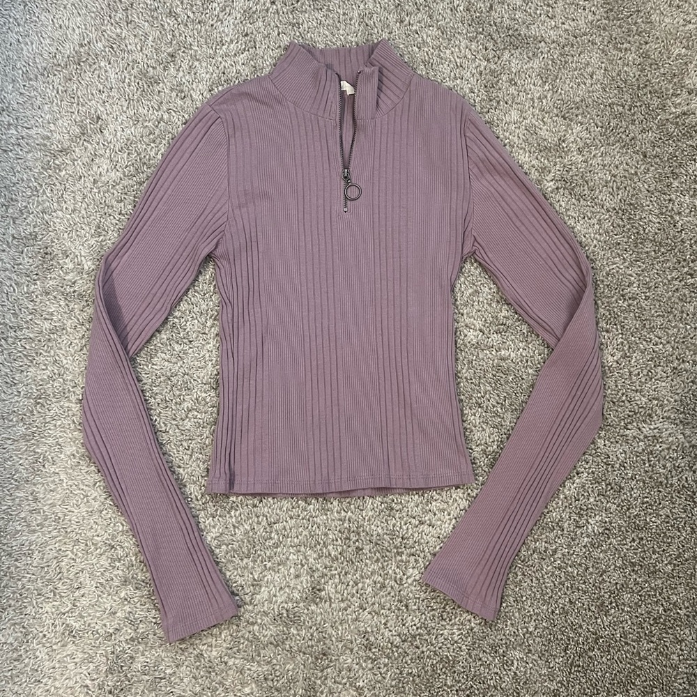 Aeropostale 1/4 zip long sleeve top